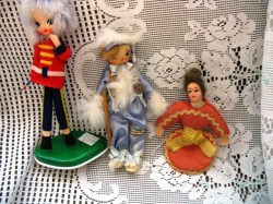 LOT 12 CDN BETSY HOWARD, 6'' ITALY, 8''JAPAN ANIMEE REAL FUR DOLLS